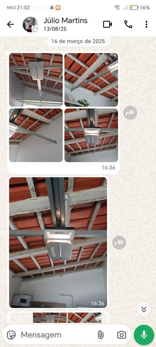 motor de portão basculante como novo