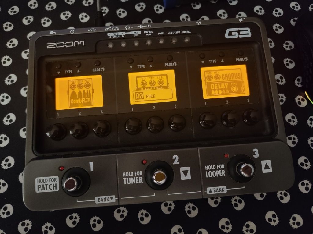 Zoom G3, efekt gitarowy, stan bdb, z oryg. opakowaniem