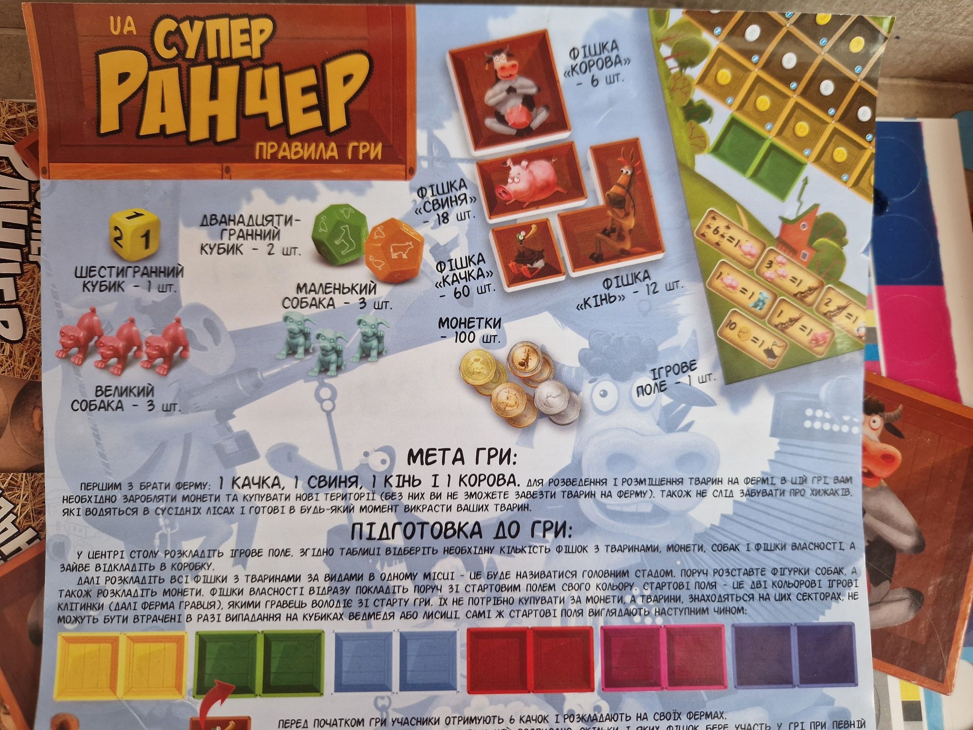 Настільна гра Супер Ранчер, вдосконалена версія улюбленої Ферми