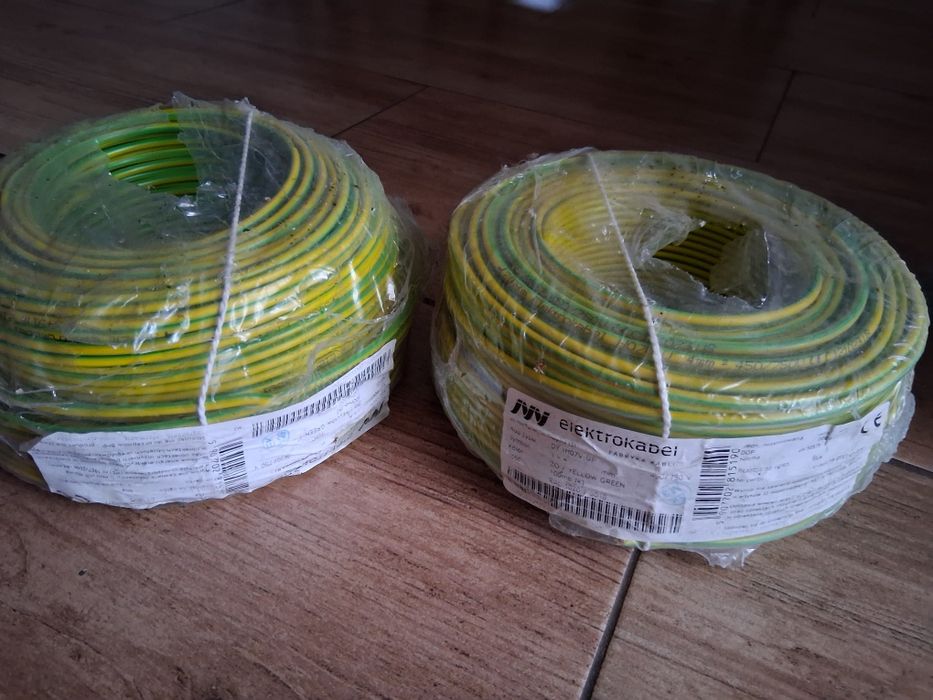 Przewód żółto zielony.1x4mm