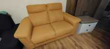Mega wygodna pomarańczowa sofa