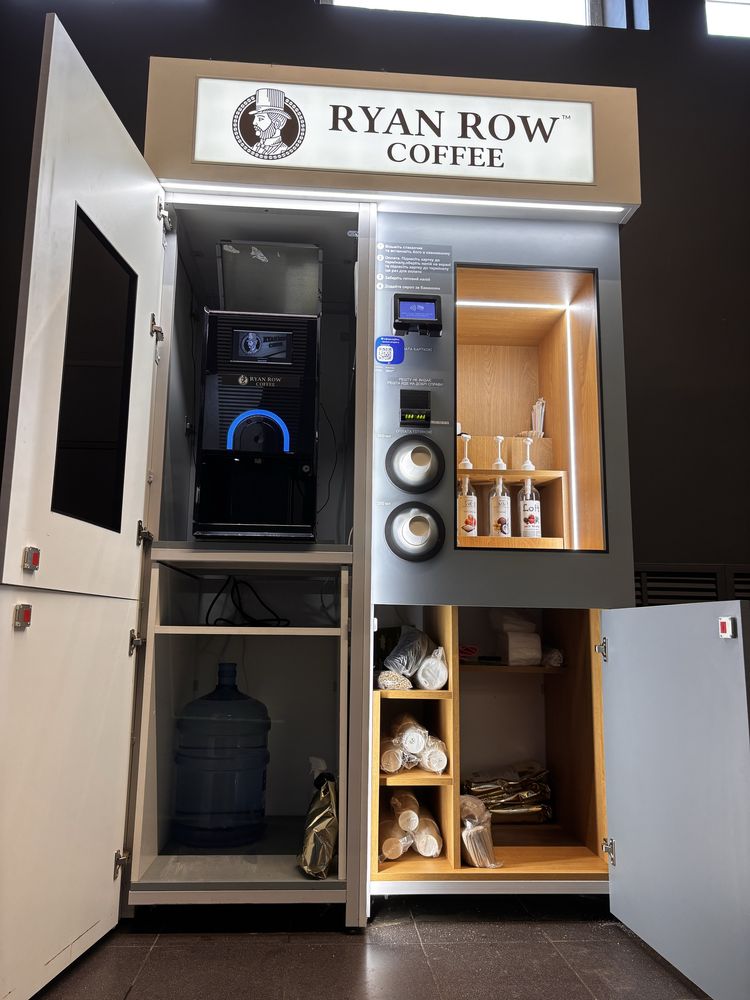 Продається кавʼярня самообслуговування RYAN ROW COFFEE