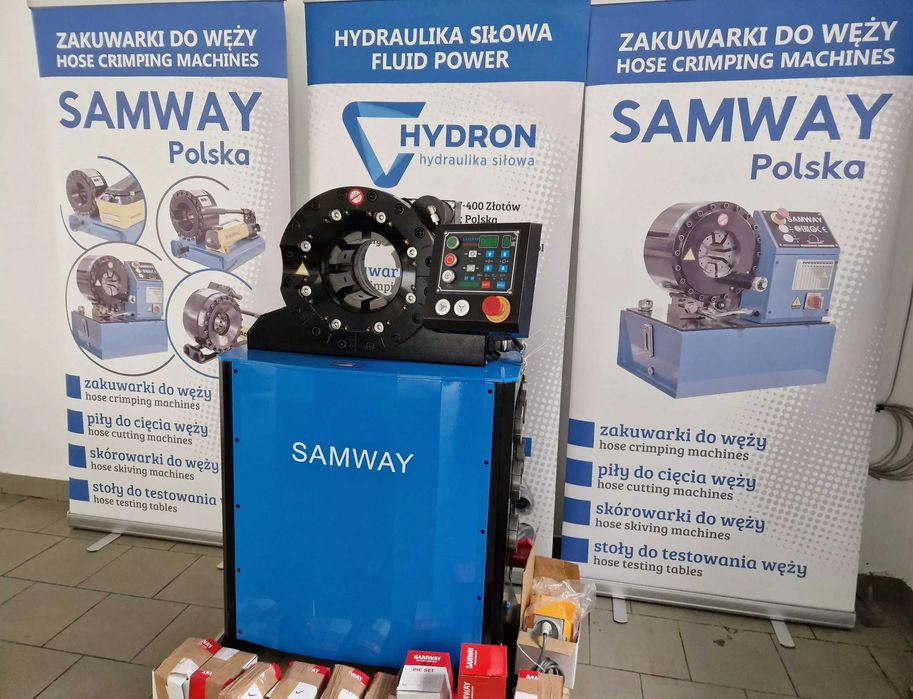 Zakuwarka do węży SAMWAY H60 (do4") 140mm + transport + szkolenie