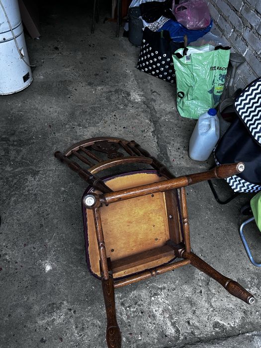 Komplet 6 dębowych krzeseł