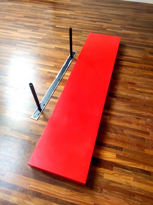 Półka Ikea Lack czerwona