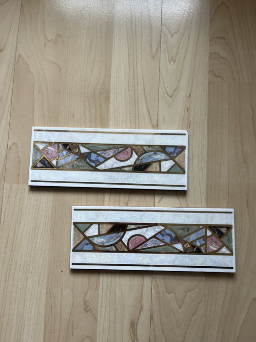 Dekory płytki ceramiczne piekny wzor 10 szt