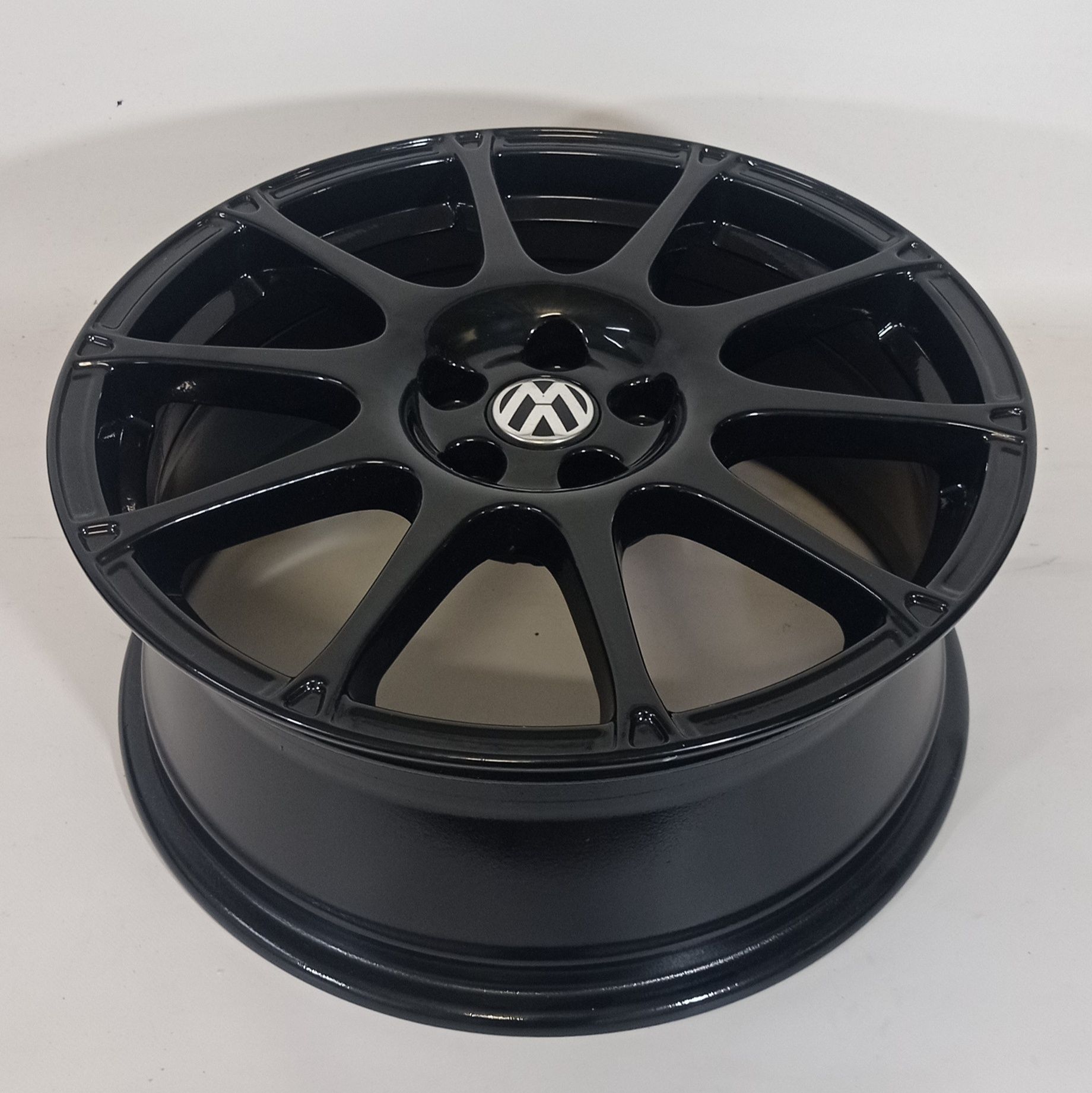 5x100 17" oe volkswagen motorsport polo czarne golf