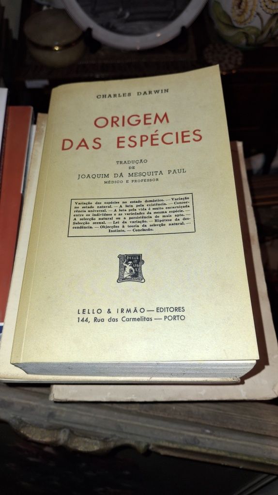 origem das especies Charles darwin edição fac simile