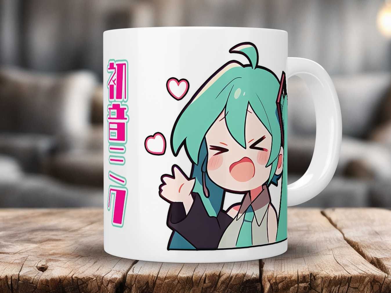 Kubek Anime Hatsune Miku Chibi Vocaloid Prezent Otaku