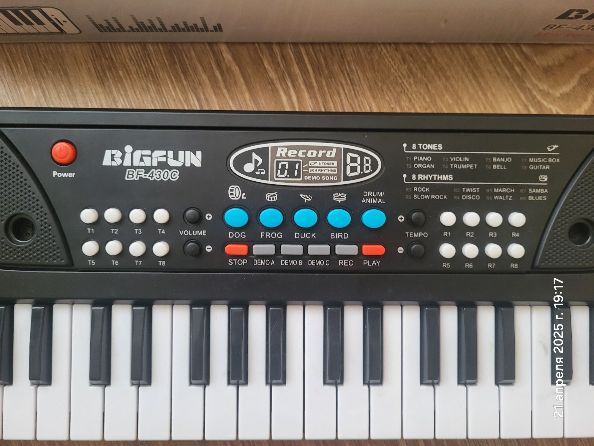 Синтезатор с микрофоном и плеером Bigfun Electronic Keyboard BF-430C4