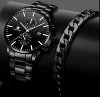 Męski zegarek czarny