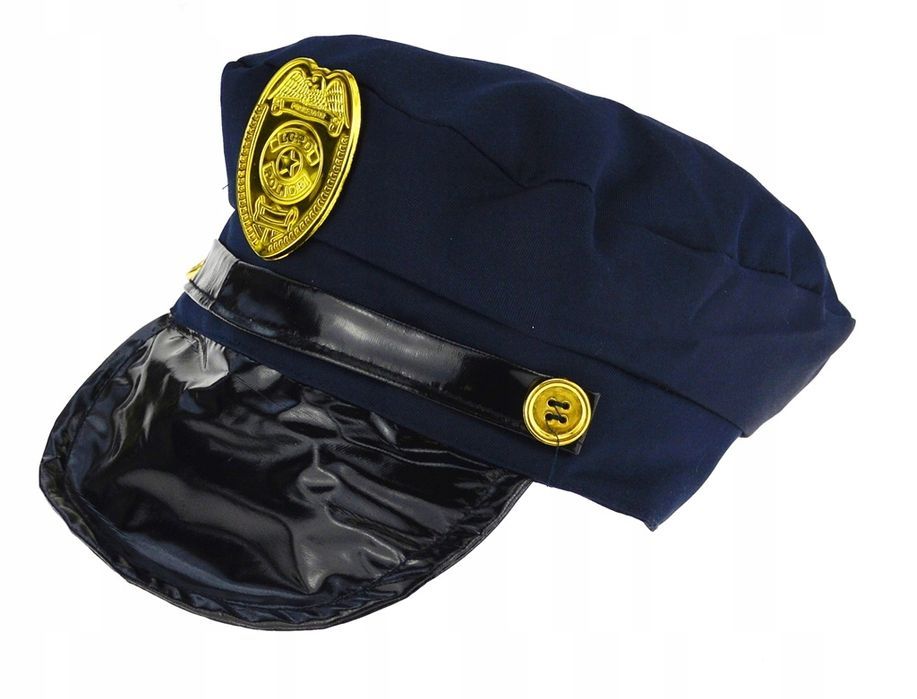 Strój Policjanta Kostium Przebranie Akcesoria Czapka Mały Policjant