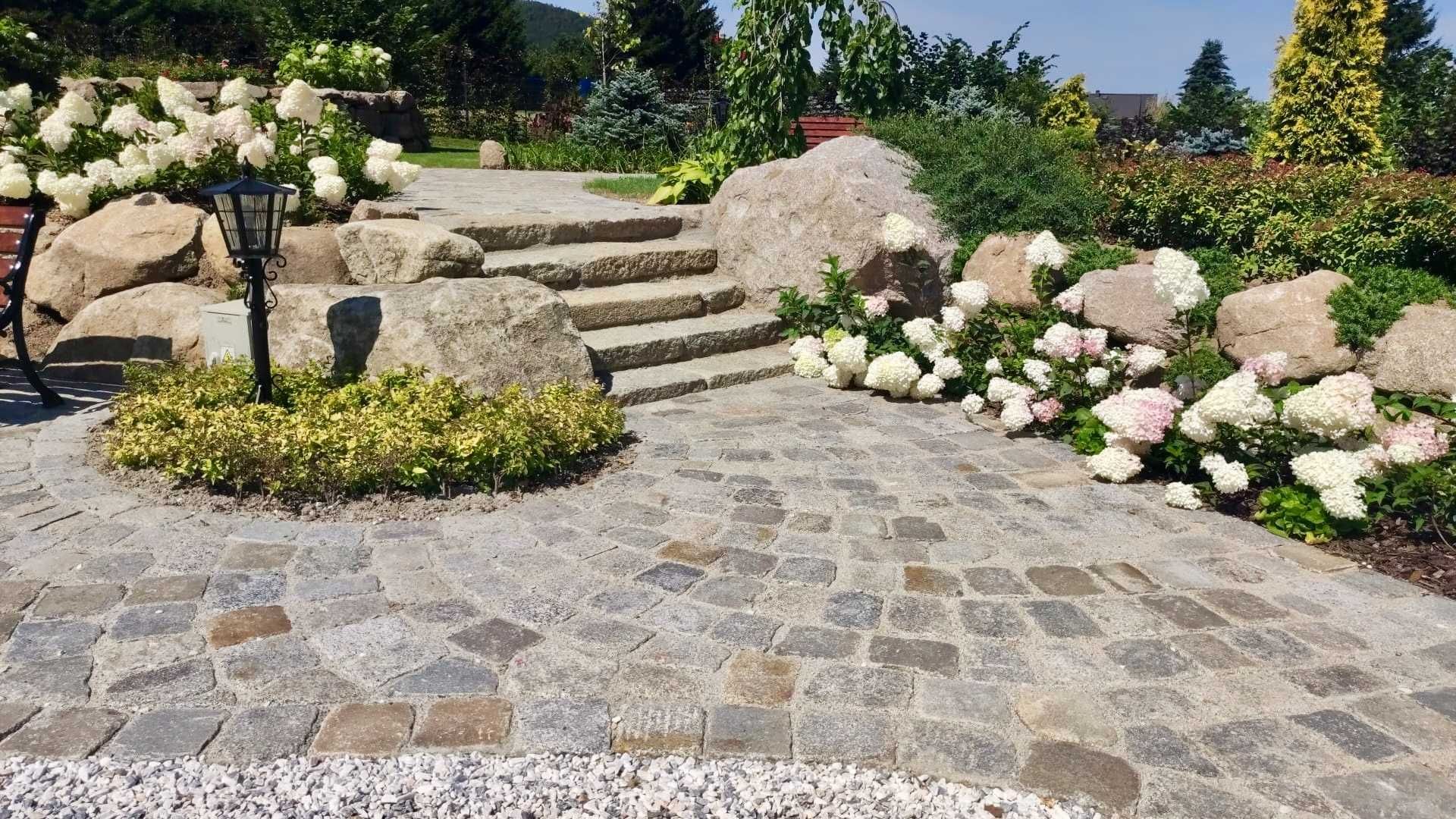 Kostka brukowa granitowa z licem 15/17 kolor
