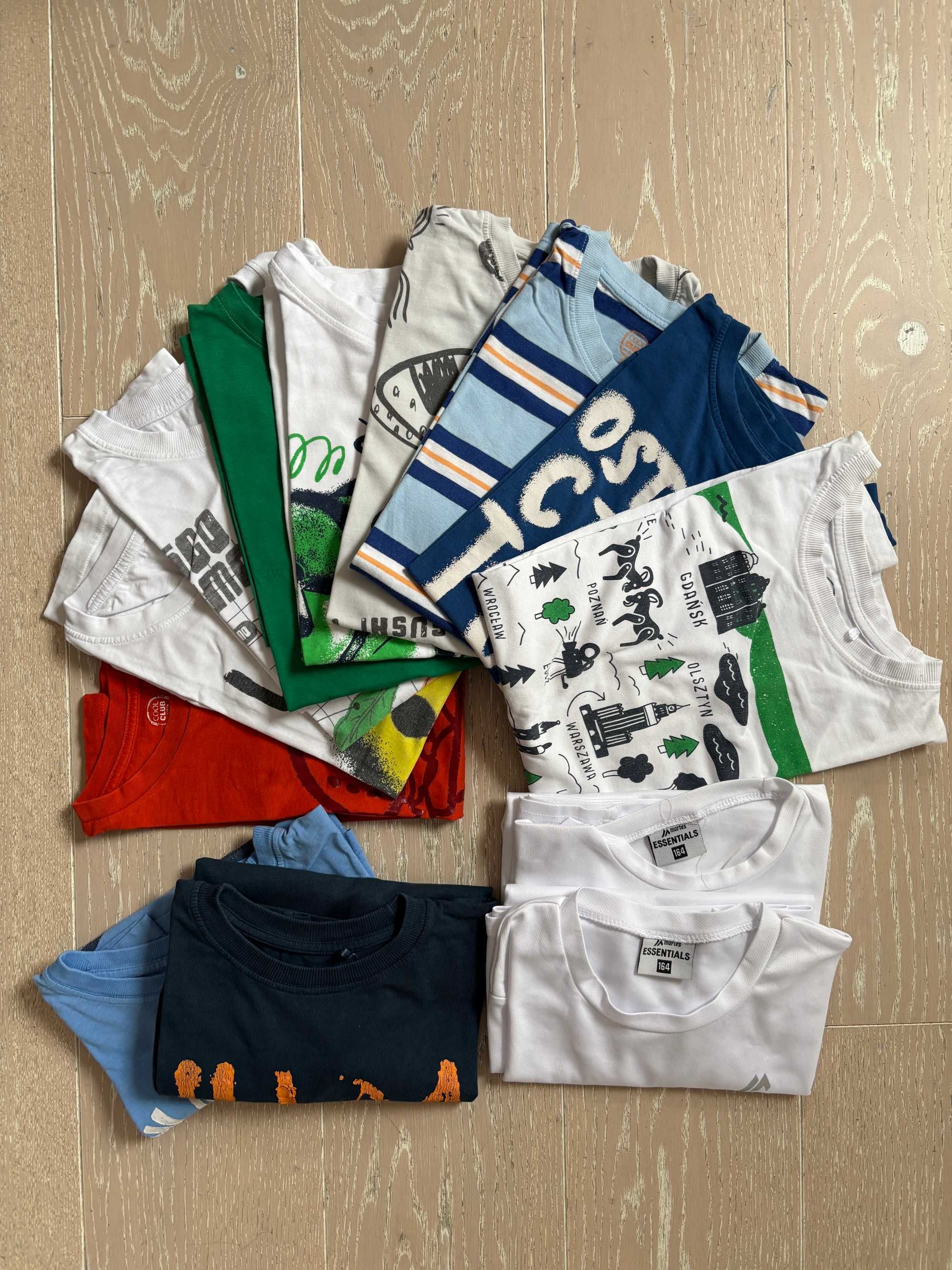 Zestaw 11+2 koszulek T-shirt 158 Smyk Martes