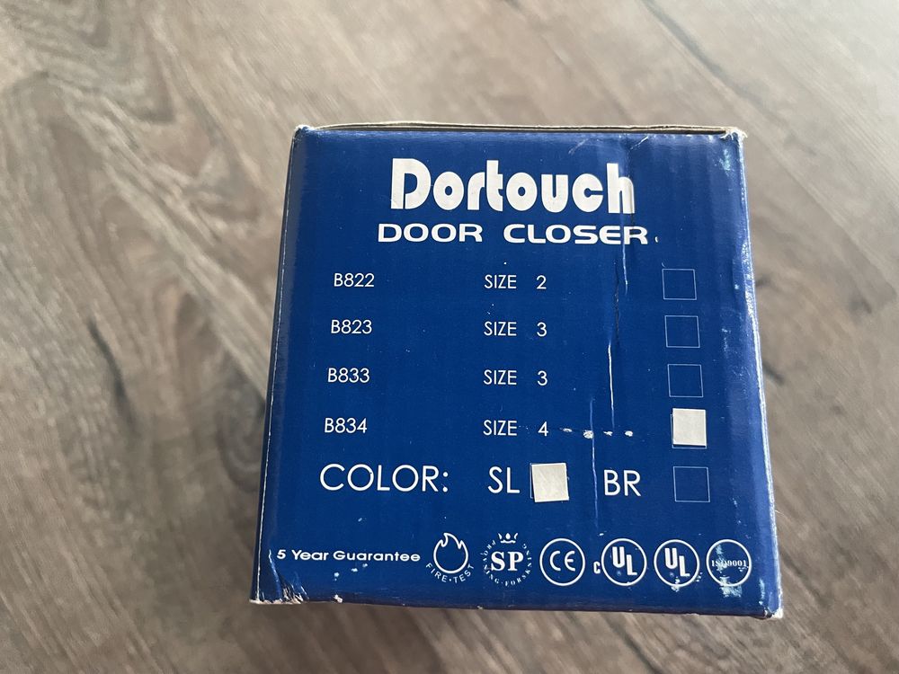 Доводчик дверей Dortouch B834 size 4 до 80 кг. Повністю новий