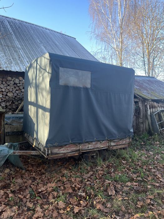 Przyczepa kontener przyczepka samochodowa SAM hamulec