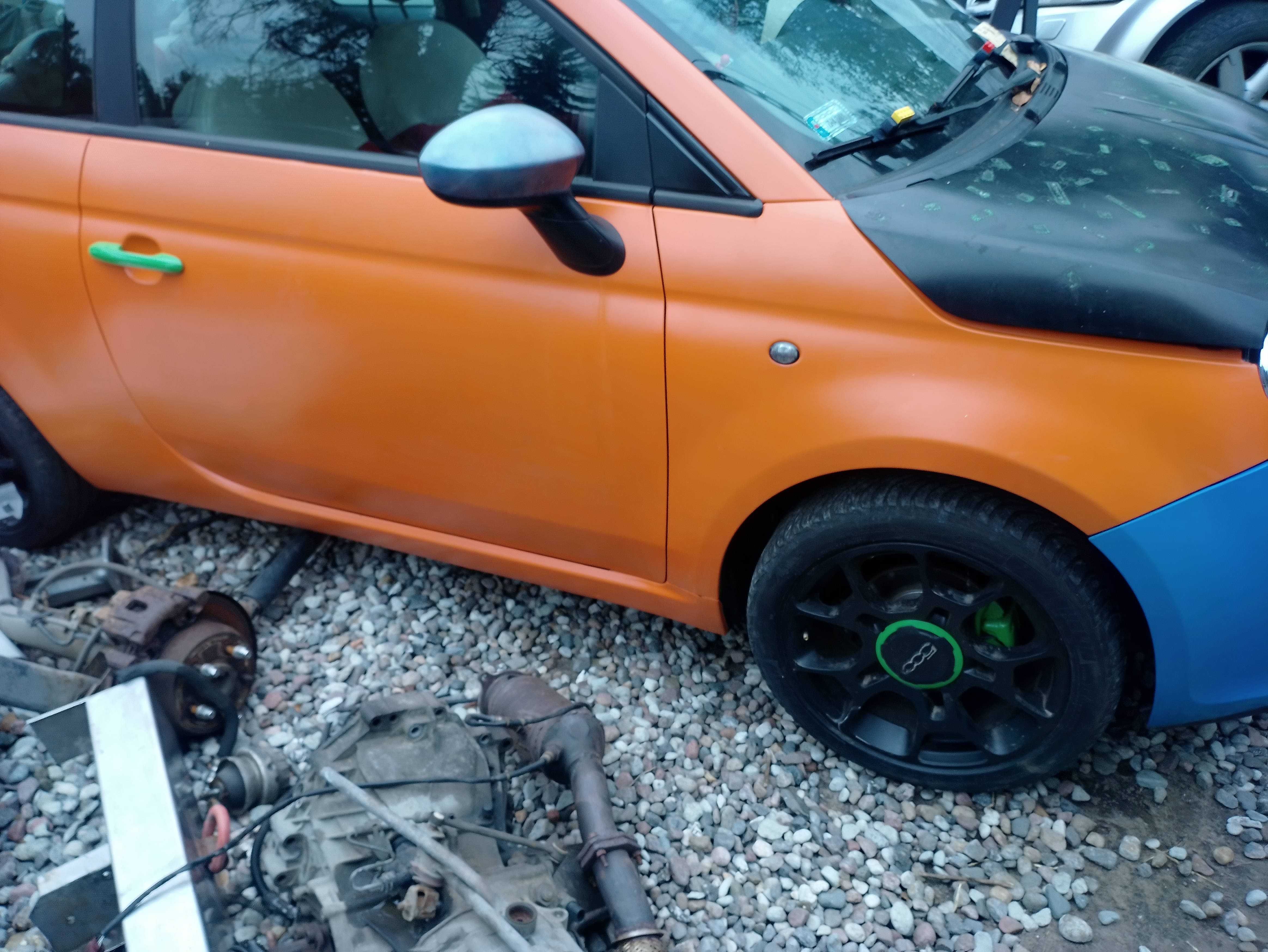 Fiat 500 błotnik zderzak przód tył zderzak klapa drzwi maska