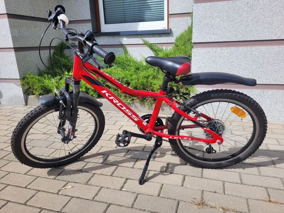 Kross Level Mini 2.0 rower dziecięcy rama 11 alu + błotniki + nóżka