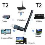 Лучший WiFi Wi-Fi Wi Fi вайфай адаптер с антенной. Чип 7601. Комп + Т2
