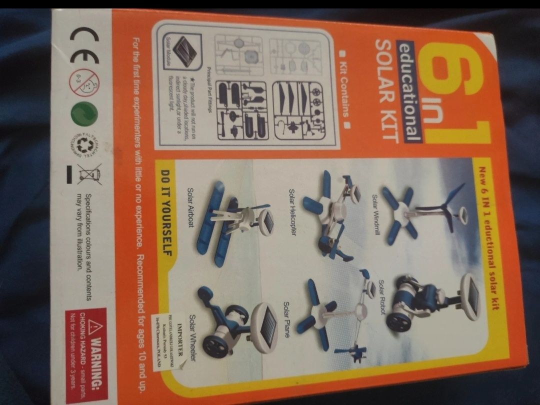 Robot solarny 6 w 1 DIY