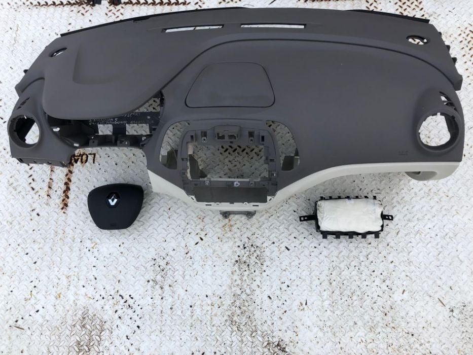 RENAULT CAPTUR DESKA KONSOLA KOKPIT PULPIT PÓŁKA PARAPET AIRBAG PODUSZKI naprawa regeneracja Raz2 !!