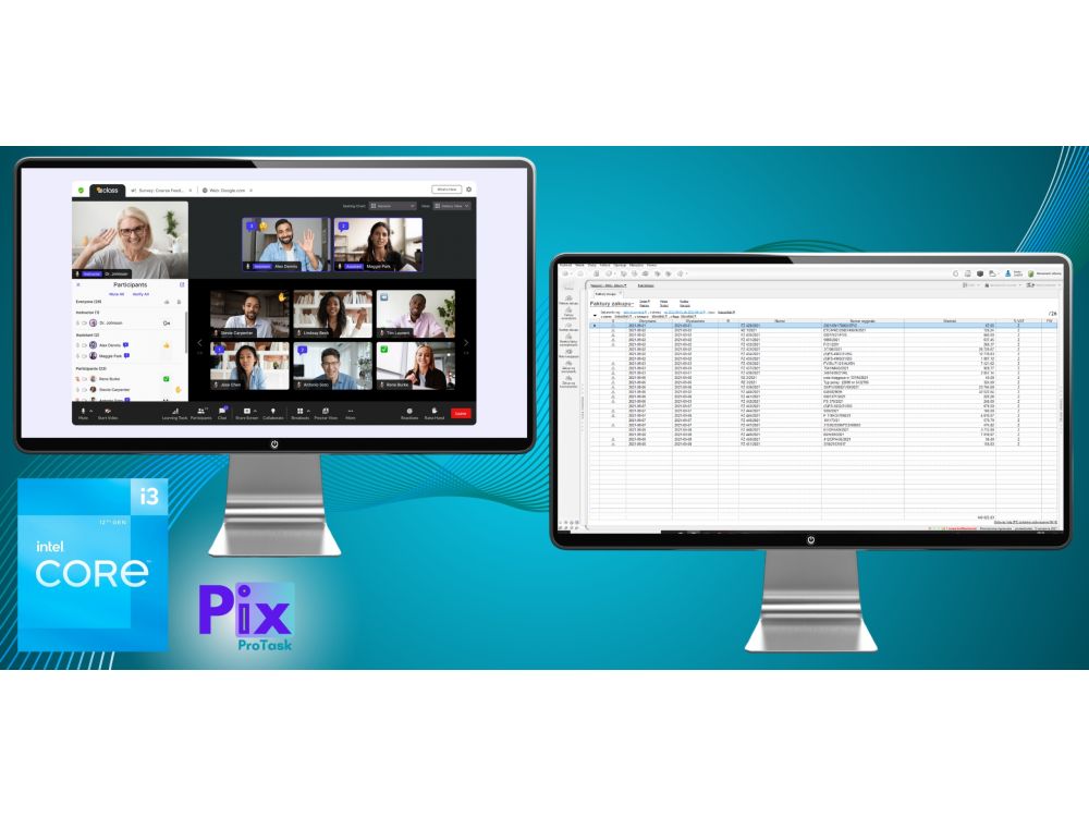 Komputer stacjonarny Pix ProTask V1 i3, 16GB DDR4, 1TB SSD, Win11 Pro