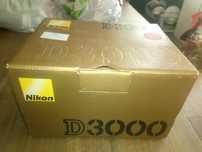 Aparat Nikon D3000 lustrzanka ładny zestaw