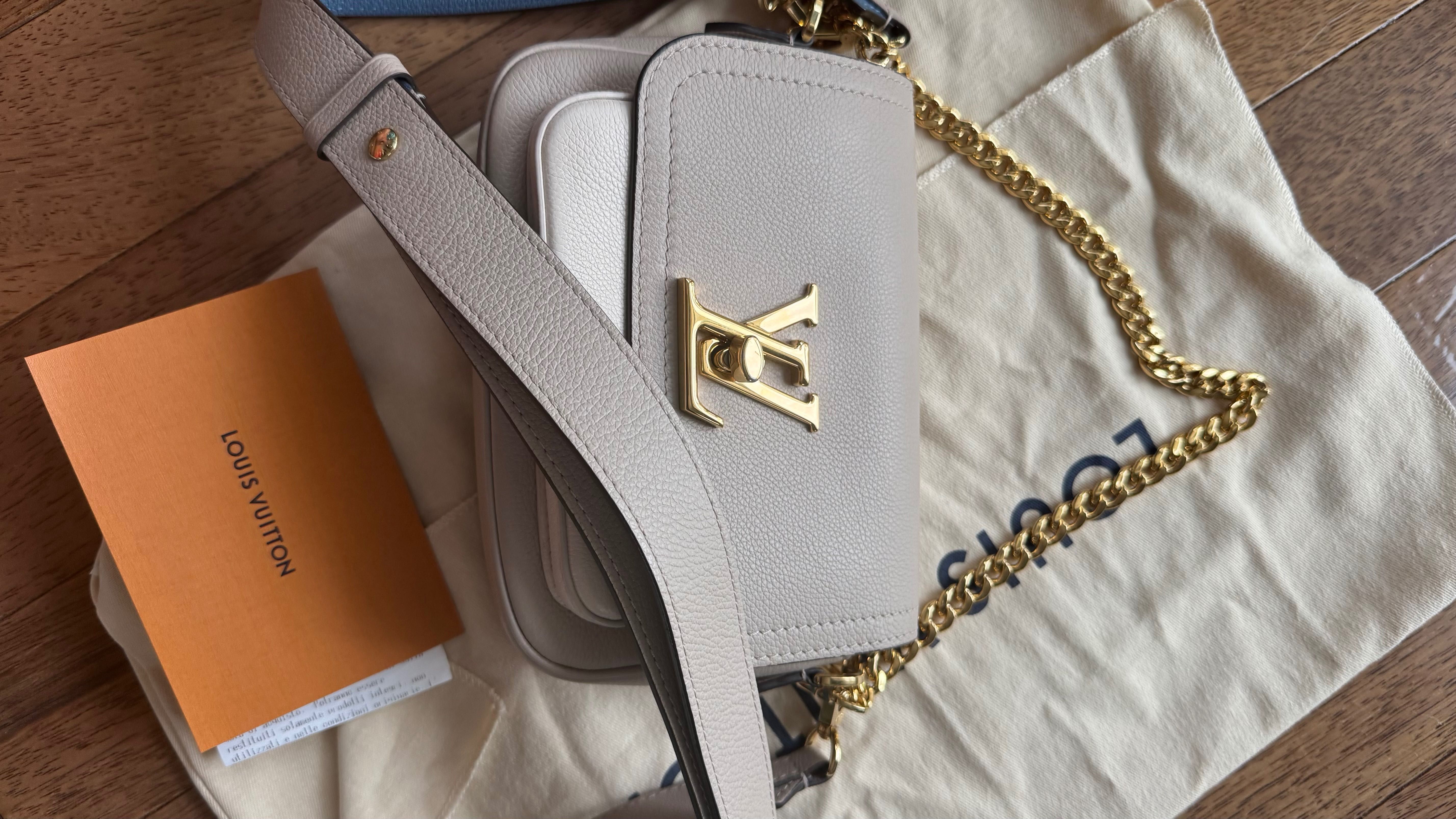 Louis Vuitton Lockme tender z dokumentami