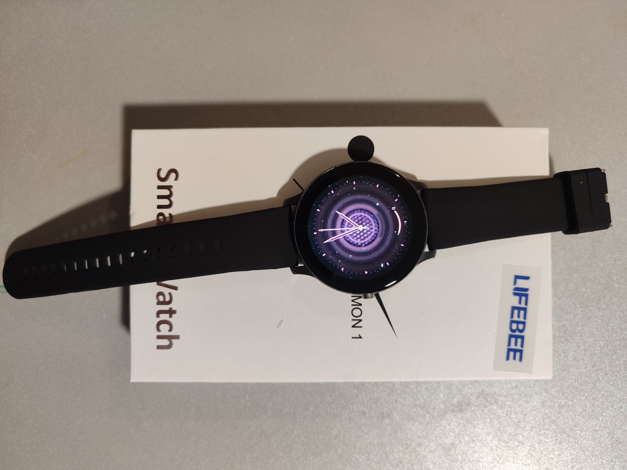 Nowy smartwatch zegarek bluetooth czarny