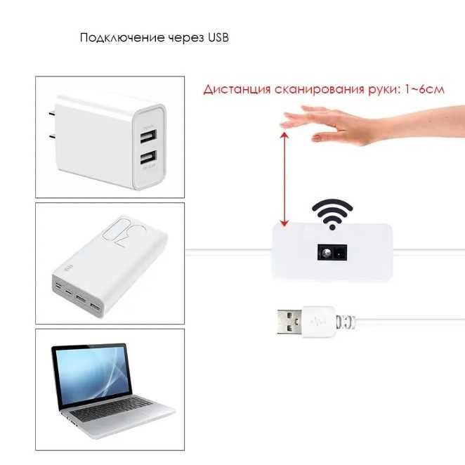 Водонепроницаемая светодиодная лента с датчиком движени