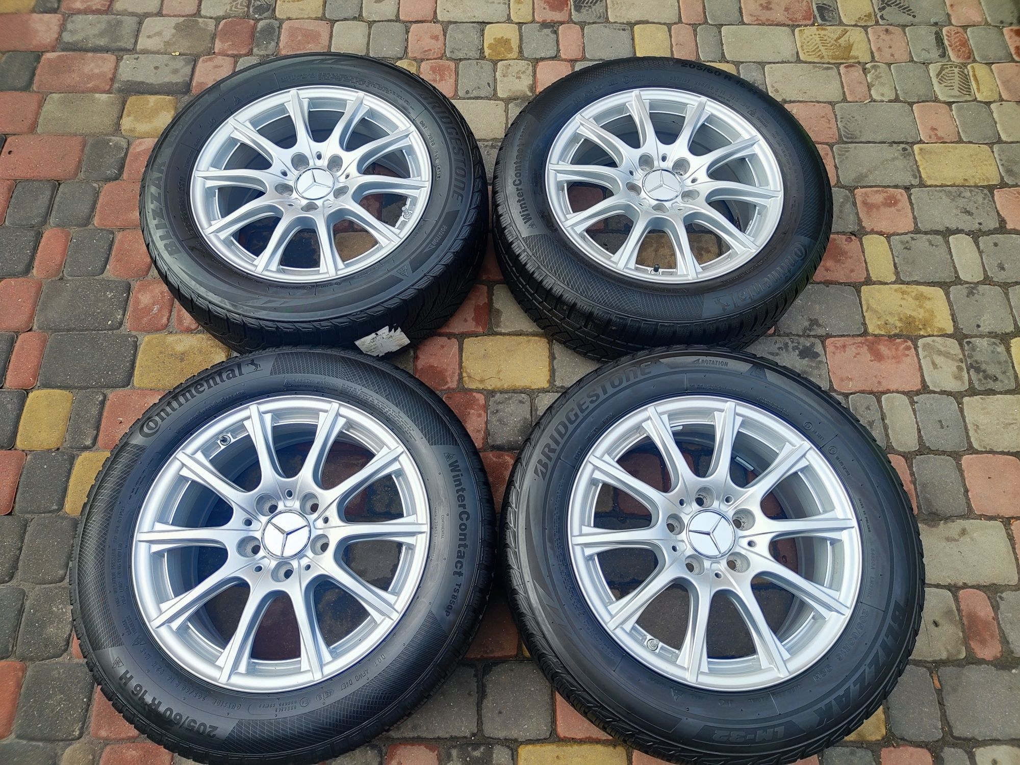 R16 5 112  Mersedes Original A2054012400 з гумою 205/60/16 -2020 рік