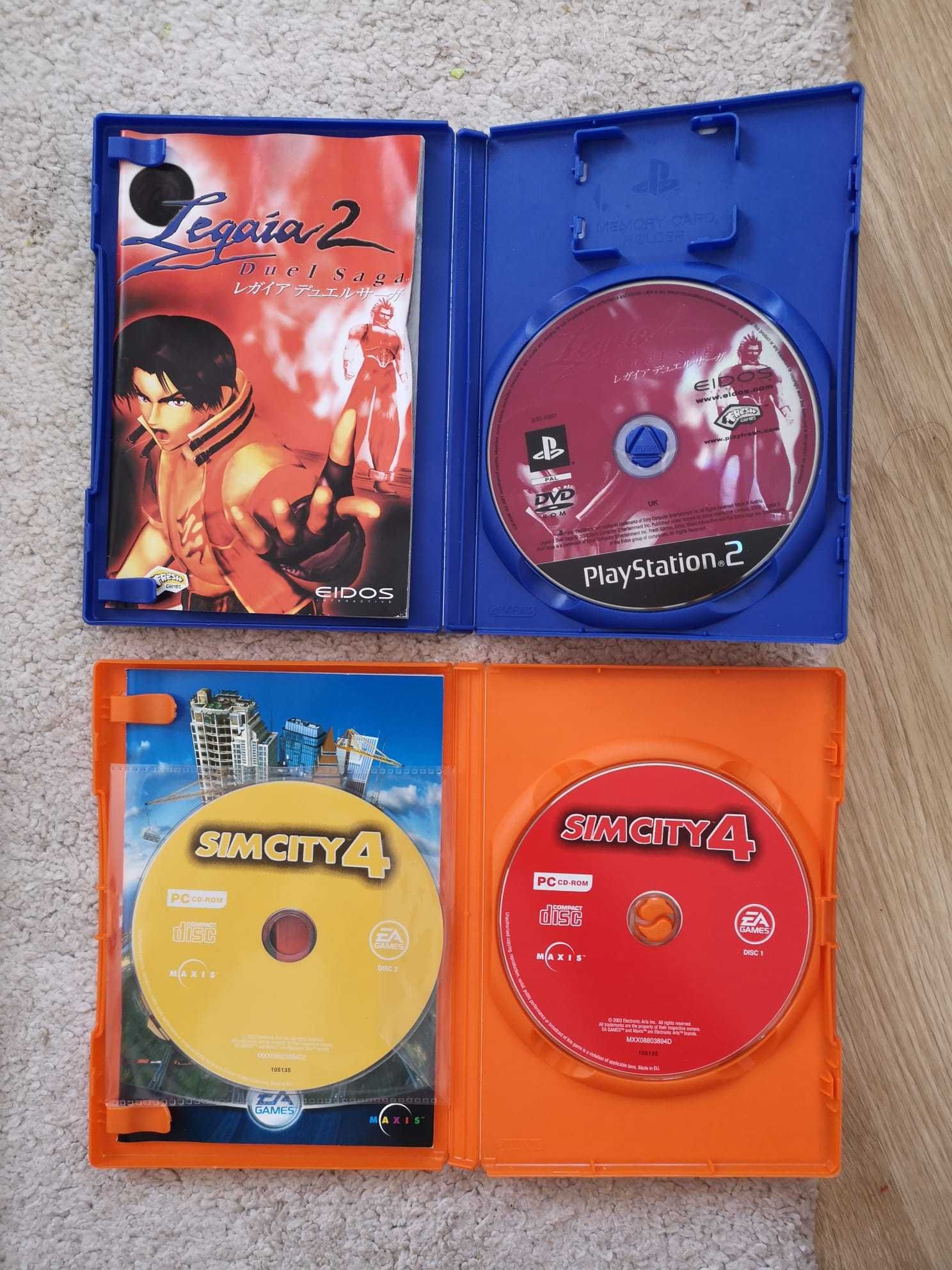 Legaia 2 para PS2 + SimCity 4 para PC
