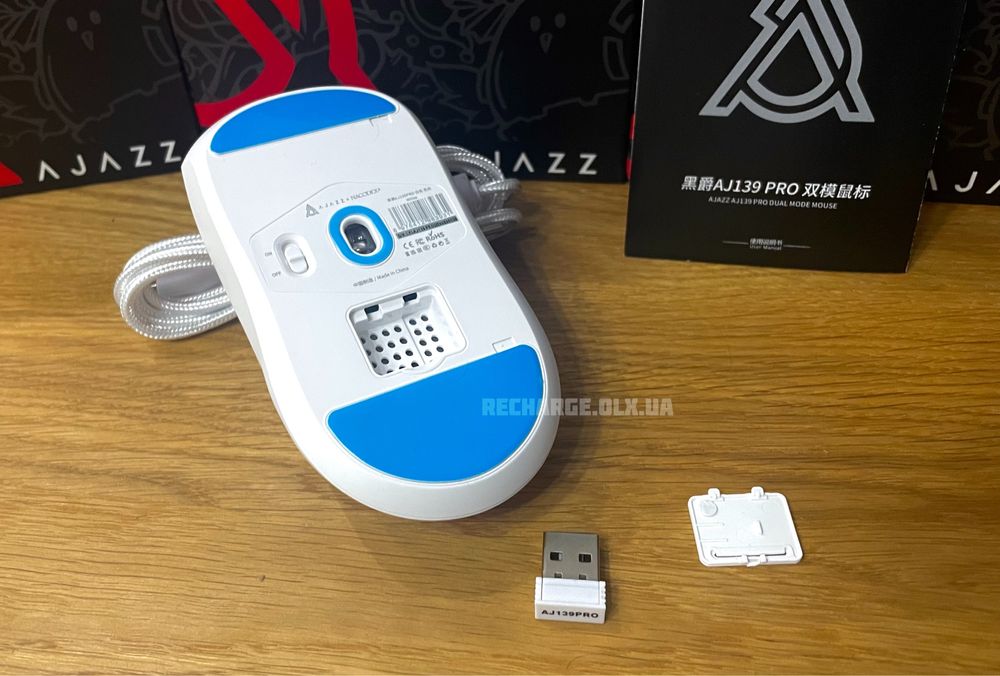 НОВІ Мишки Ajazz AJ139 PRO Wireless PAW3395 | ІГРОВА БЕЗДРОТОВА Мишка