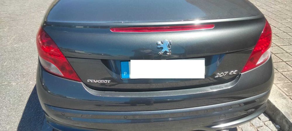 peugeot 207 cc, descapotável