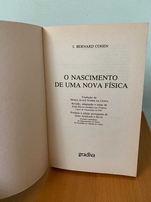 O Nascimento de uma Nova Física - I. Bernard Cohen
