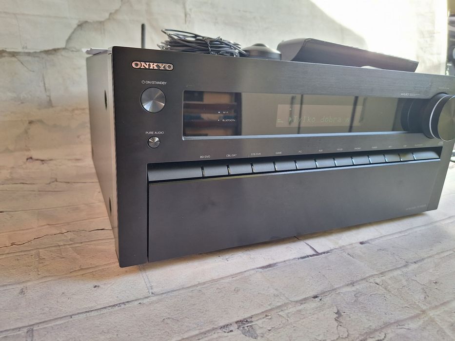 Mocny Onkyo Tx-nr838 Wi-Fi BT 4k 60p Atmos vision THX Spotify