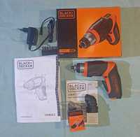 Акумуляторна викрутка Black&Decker CS3653LC + подарунок