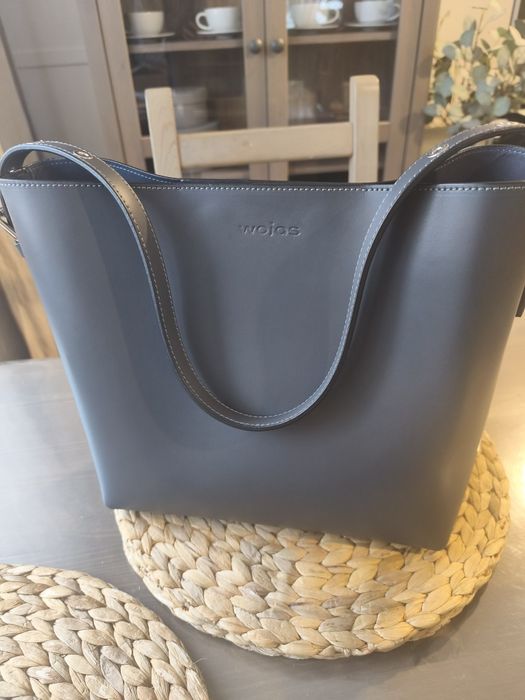 Torebka wojas grafiowa/ciemnoszara