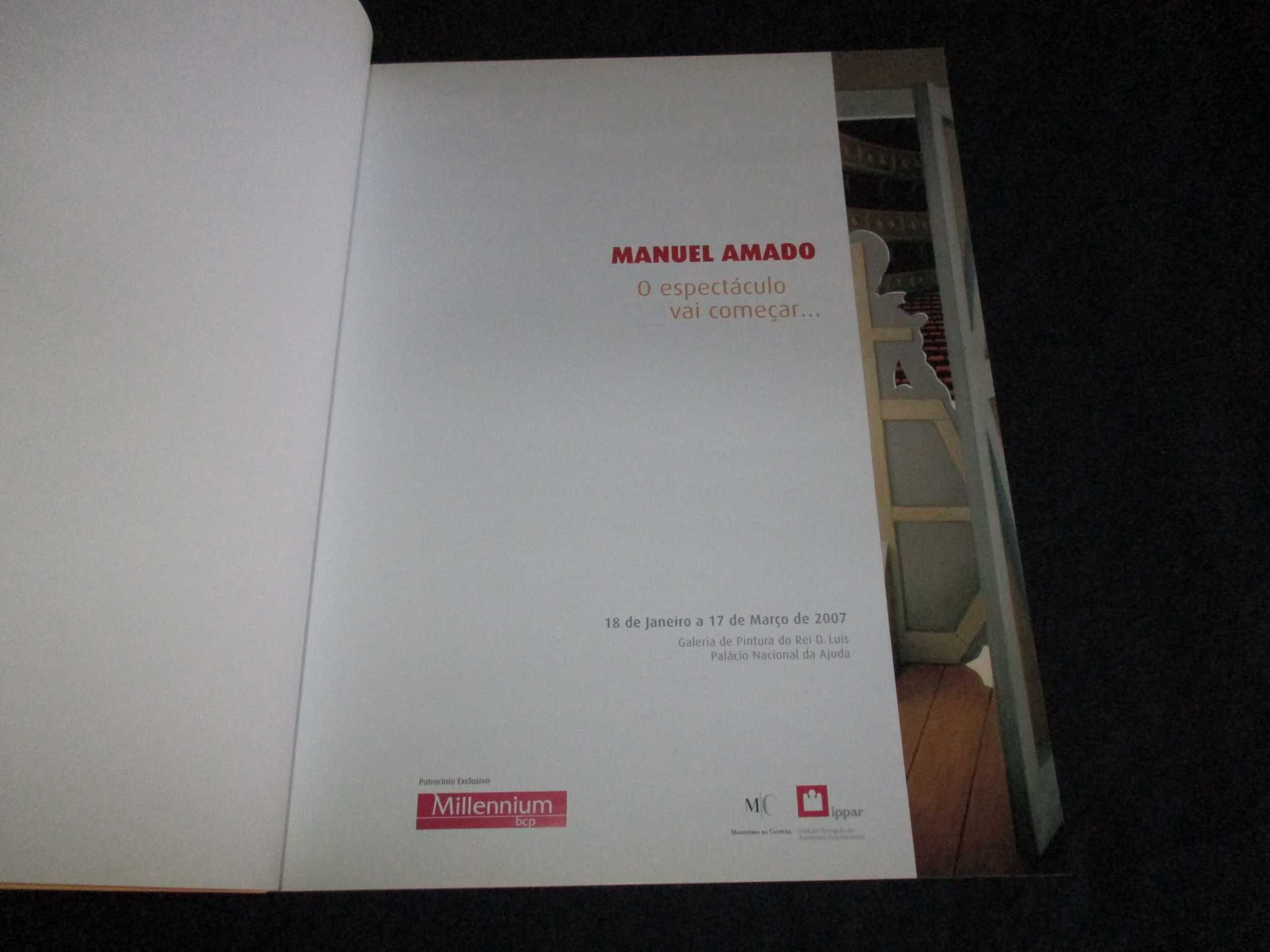 Livro O Espectáculo vai começar Manuel Amado