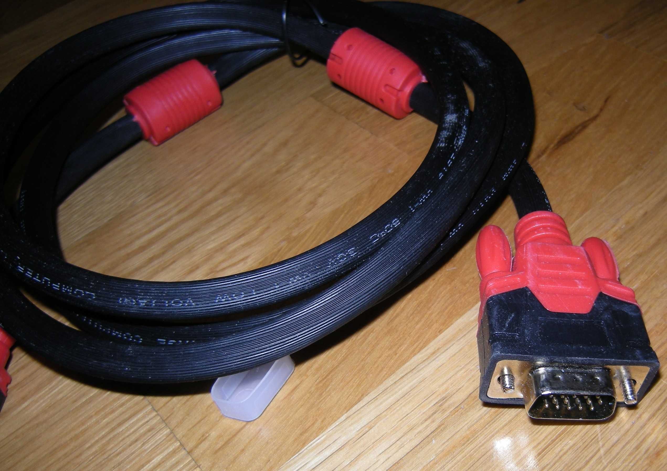 Шнур VGA к монитору 1,5м с фиритами