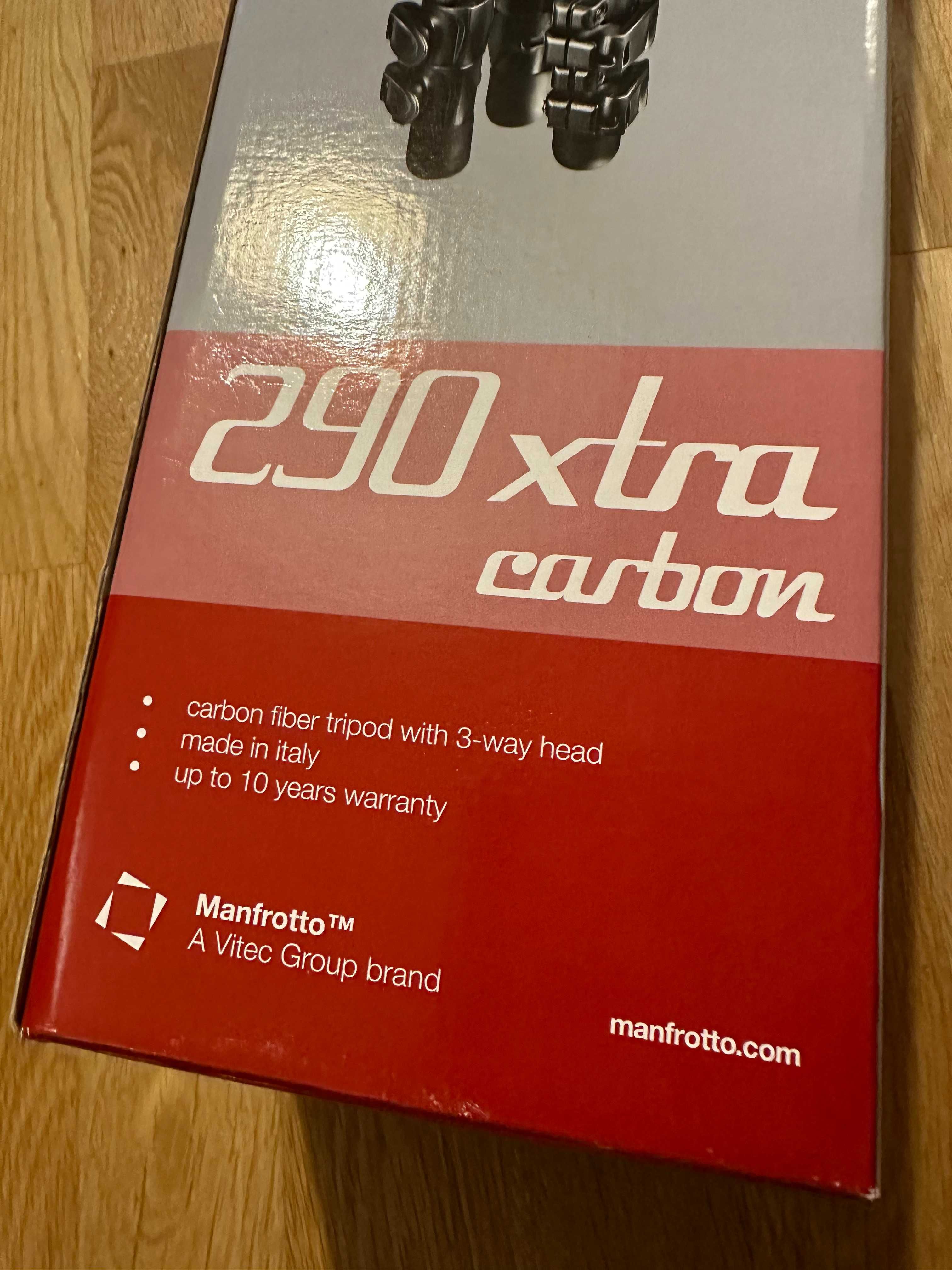 Statyw Manfrotto 290 xtra carbon (model: MK290CTC3-3W)
