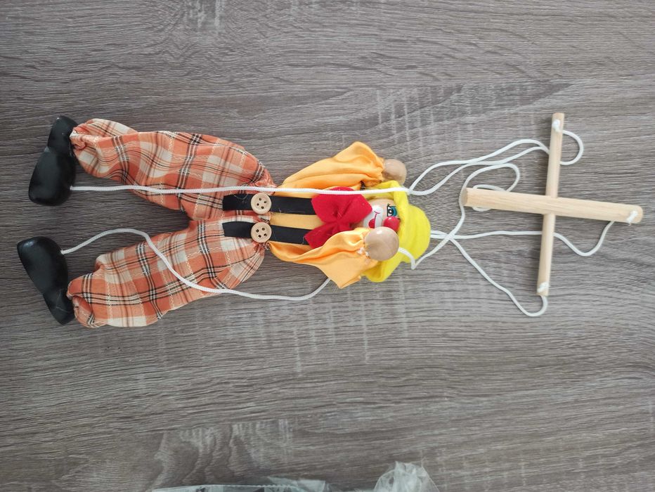 Marioneta fantoche de palhaço