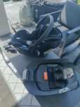 Cybex Aton + baza isofix + adaptery do wózka
