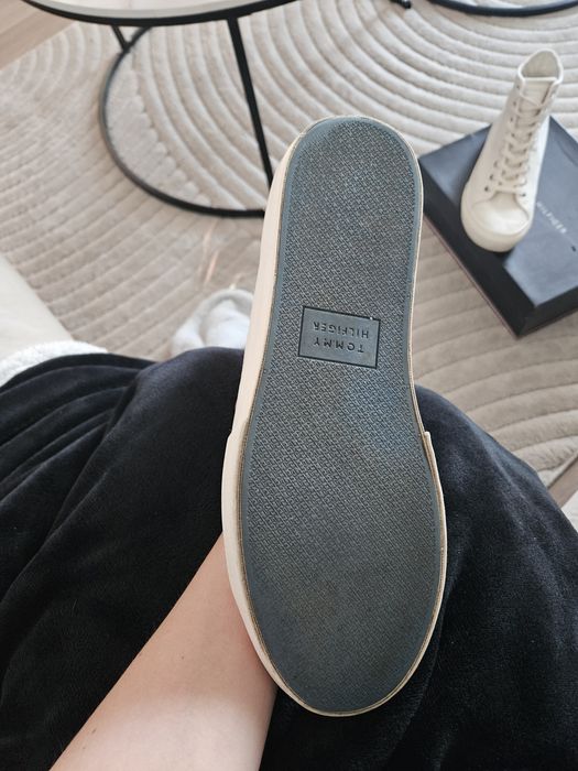 Trampki męskie Tommy Hilfiger 44 kremowe