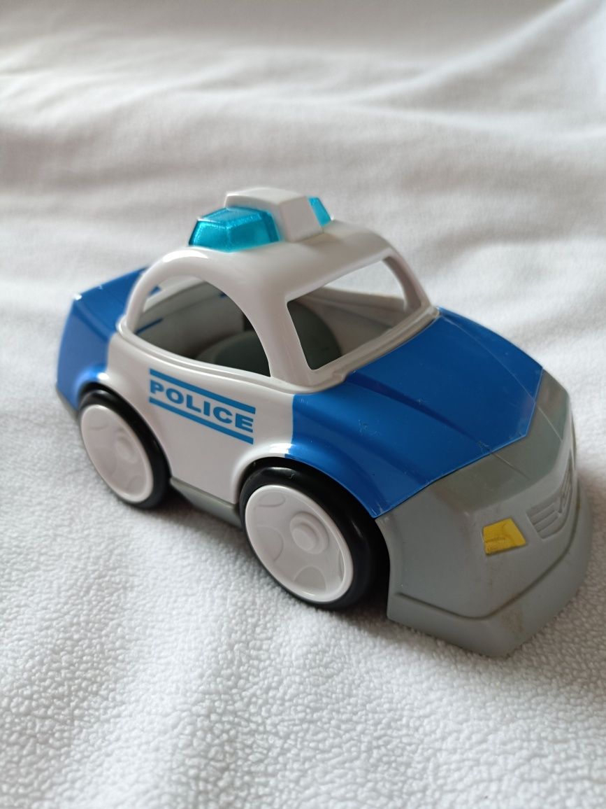 Policja zestaw interaktywny posterunek, więzienie, rozkładane auto.