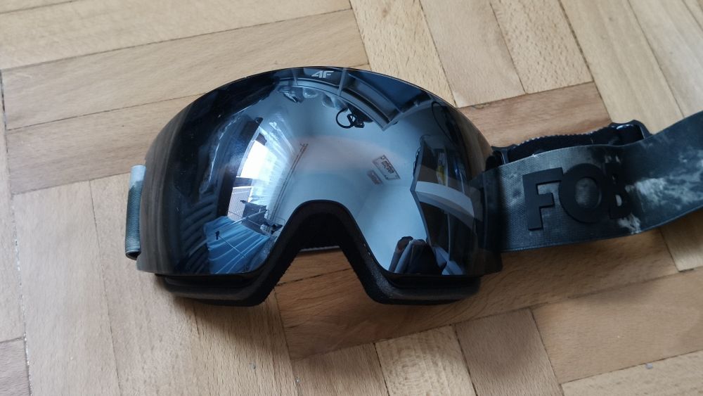 Gogle narciarskie 4F FOB czarne