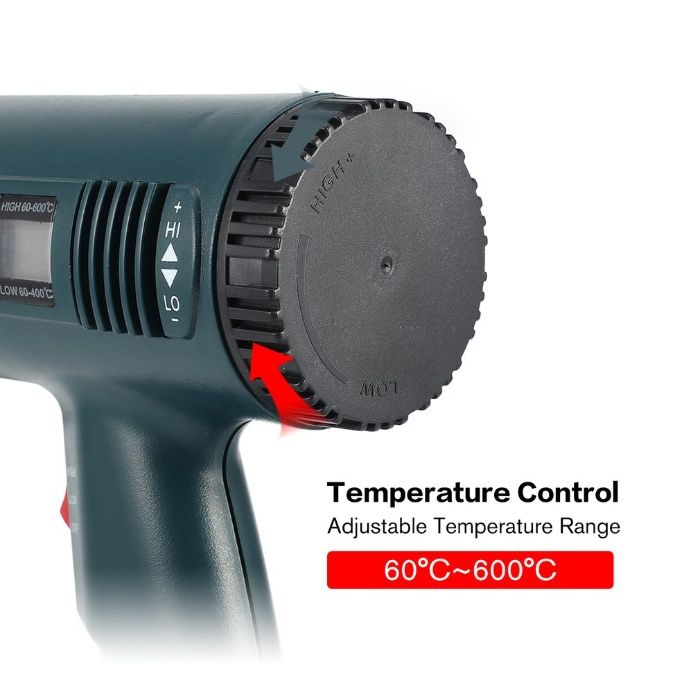 PAP -PISTOLAS ar quente MINI - LCD - termóme.-extensões
