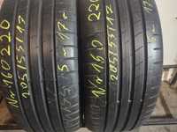 Nr 160 2 szt opony letnie 205/55/17 Goodyear