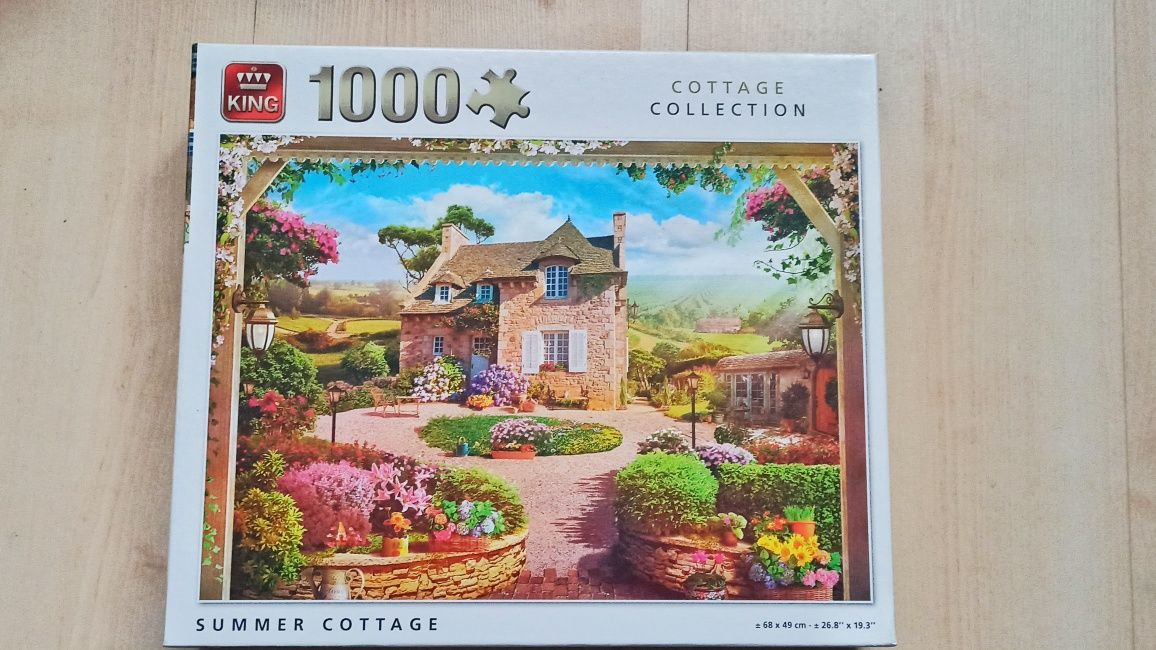 puzzle 1000 kawałków chatka domek