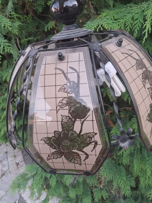 Żyrandol  prl sprawny